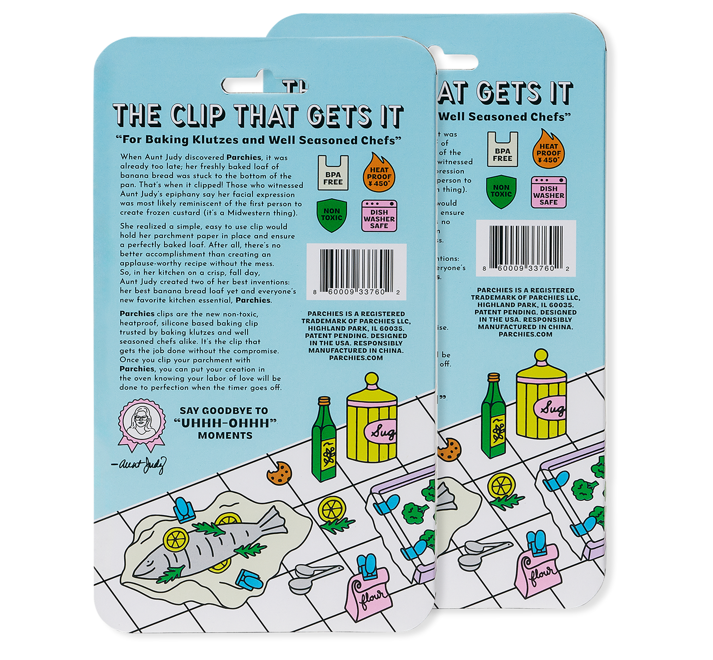 Parchies Baking Clip 12-Pack