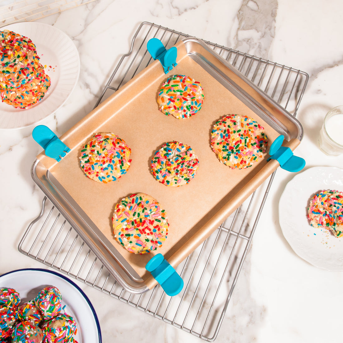 Baking Sprinkle Cookies