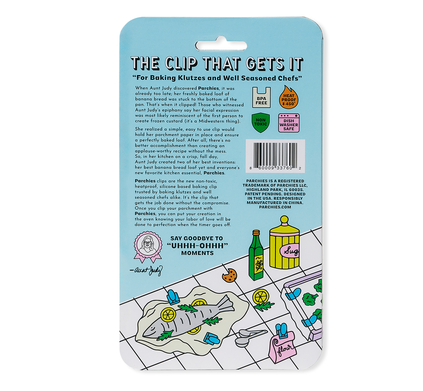 Parchies Baking Clip Six-Pack